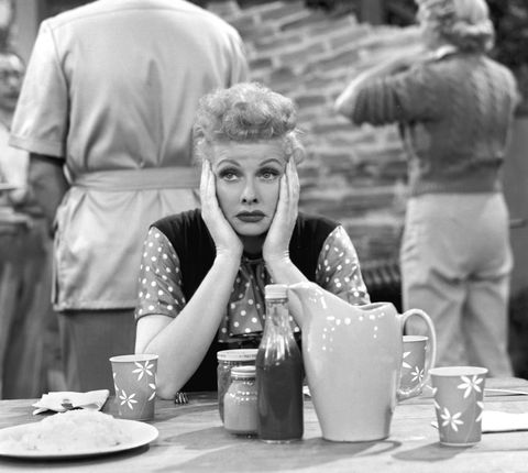 <p>After her father's death in 1914, Lucille, mother Desiree Ball and stepfather Ed Peterson struggled with money so much so that she <a href="http://www.biography.com/news/7-little-known-facts-about-lucille-ball" target="_blank">couldn't afford a pencil</a> for class. </p>