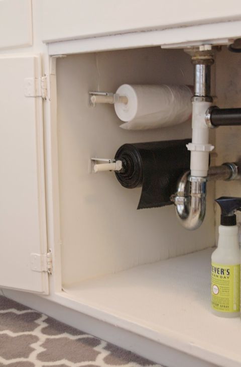 trash bolsa storage ideas