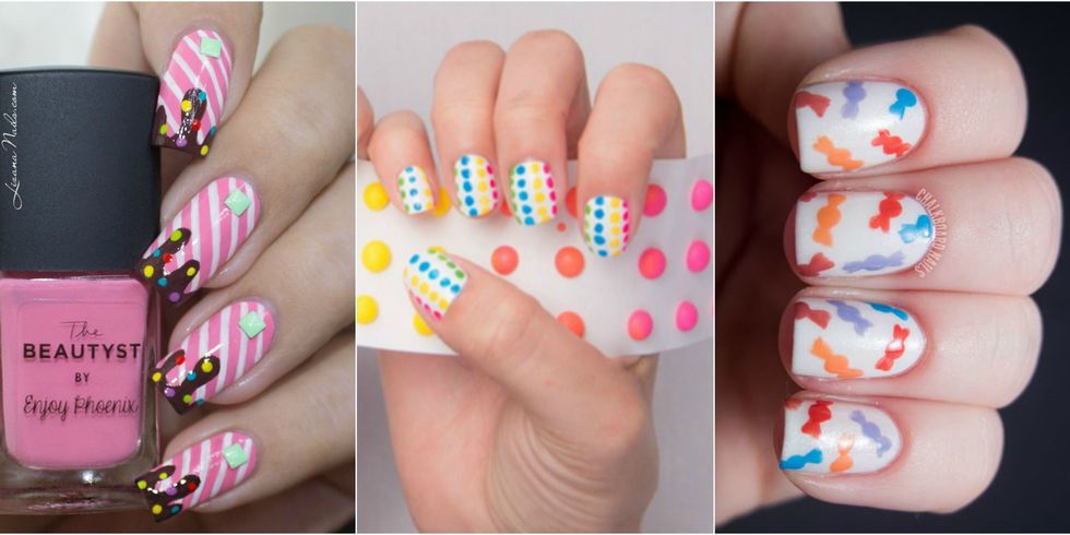 1. "Easy Cotton Candy Nail Art Tutorial" - wide 7