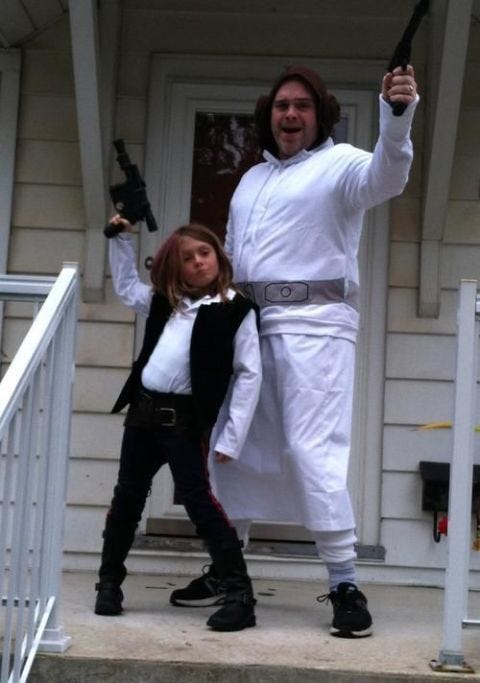 han solo daughter and princess leia dad