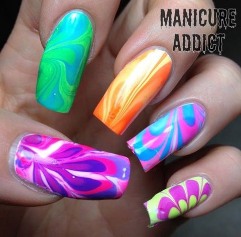 Blue, Finger, Nail, Colorfulness, Pink, Nail care, Purple, Magenta, Nail polish, Violet, 