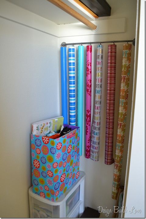 Organizing Wrapping Paper