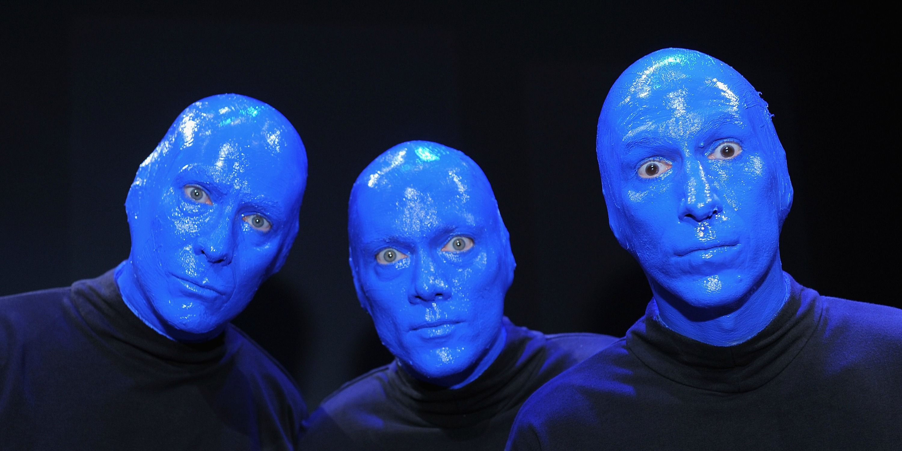 What the Blue Man Group Looks Like Without Face Paint — Blue Man Group With  No Makeup