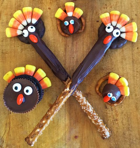 Candy Turkey Treats to Make for Thanksgiving - Cute Turkey-Shaped Dessers
