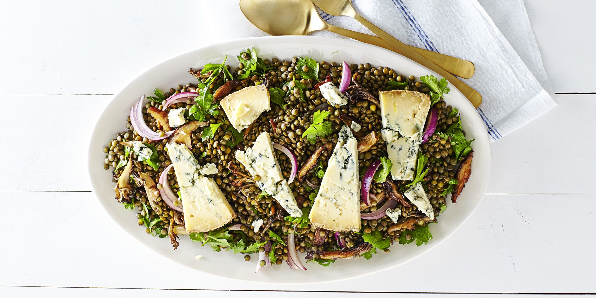 Warm Wild Mushroom and Lentil Salad-image