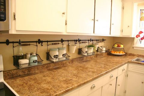 No counter space in kitchen