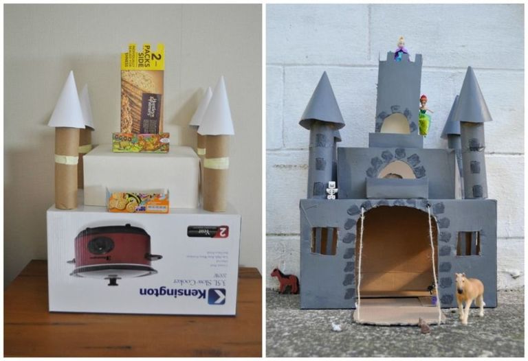 18 Cardboard Box Crafts to Make - Kids Cardboard Box Ideas