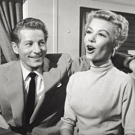 actors vera ellen and danny kaye in a scene from the movie 'white christmas' usa, 1954