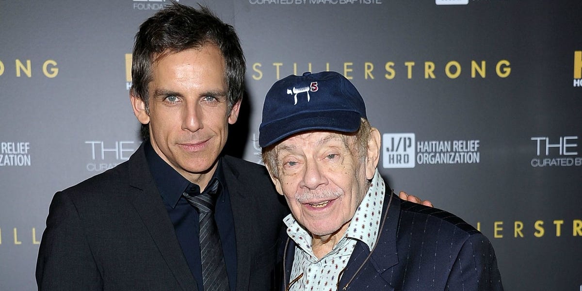 Young Ben Stiller With Jerry Stiller in the 1970s — Ben Stiller Turns 50