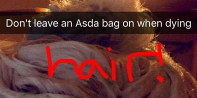 Woman Dyes Asda Bag Logo Into Hair — Funny Hair Dye Disaster