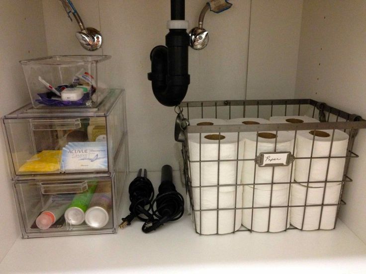 Under The Sink Organization Bathroom, How To Organize Under Sink Bathroom
