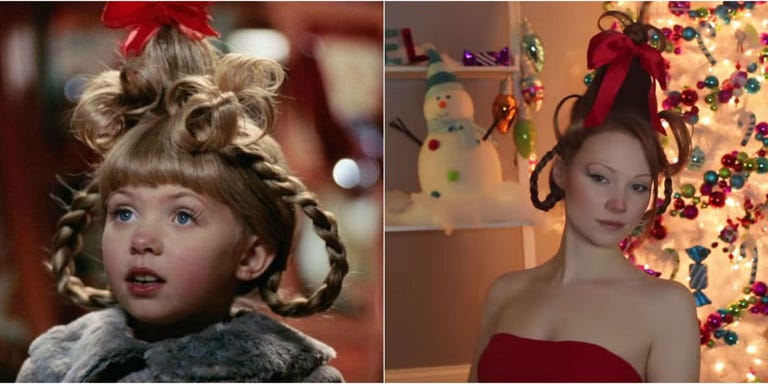 Cindy Lou Who Hair Tutorial โ How to Do Cindy Lou Who's Hair and Makeup