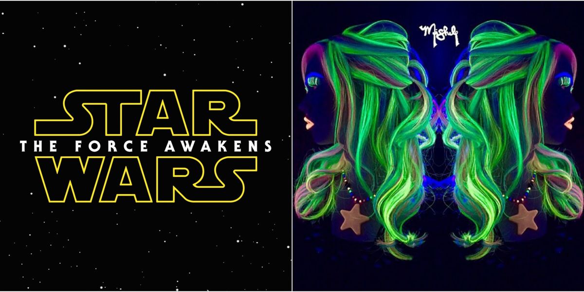 Star Wars Hair Contest — Glow-in-the-Dark Hairstyle