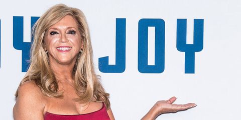 American inventor and entrepreneur Joy Mangano attends the 'Joy' New York premiere at Ziegfeld Theater on December 13, 2015 in New York City.