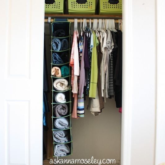4 Ways to Use Shower Curtain Rings to Organize Your Closet - LIFE,  CREATIVELY ORGANIZED