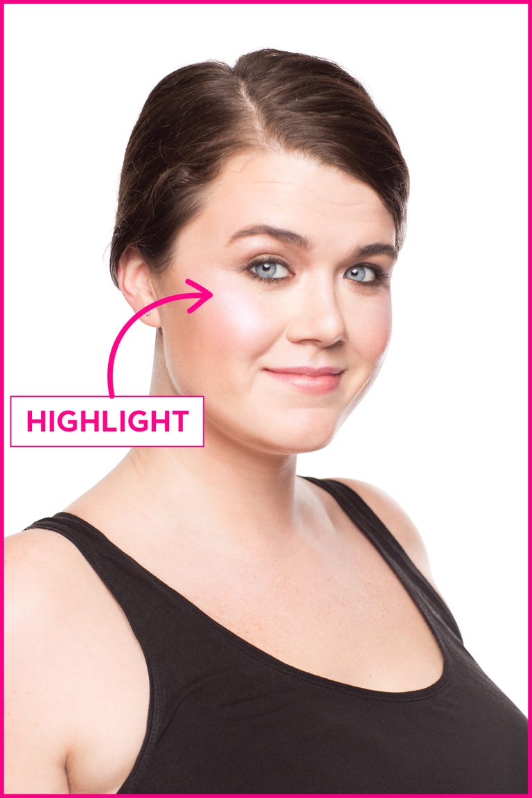 How to Slim a Round Face in 3 Easy Steps Using Blush to Add