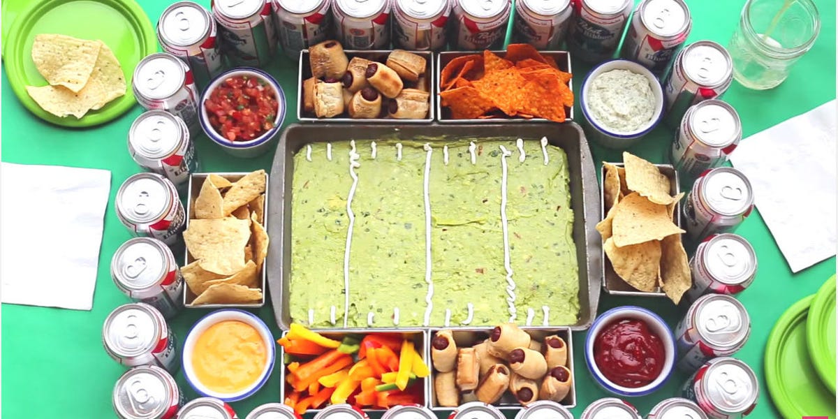 Super Bowl Snack Stadium - How To Make A Snack Stadium