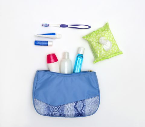 Blue, Bag, Electric blue, Shoulder bag, Turquoise, Cosmetics, Stationery, Plastic, 