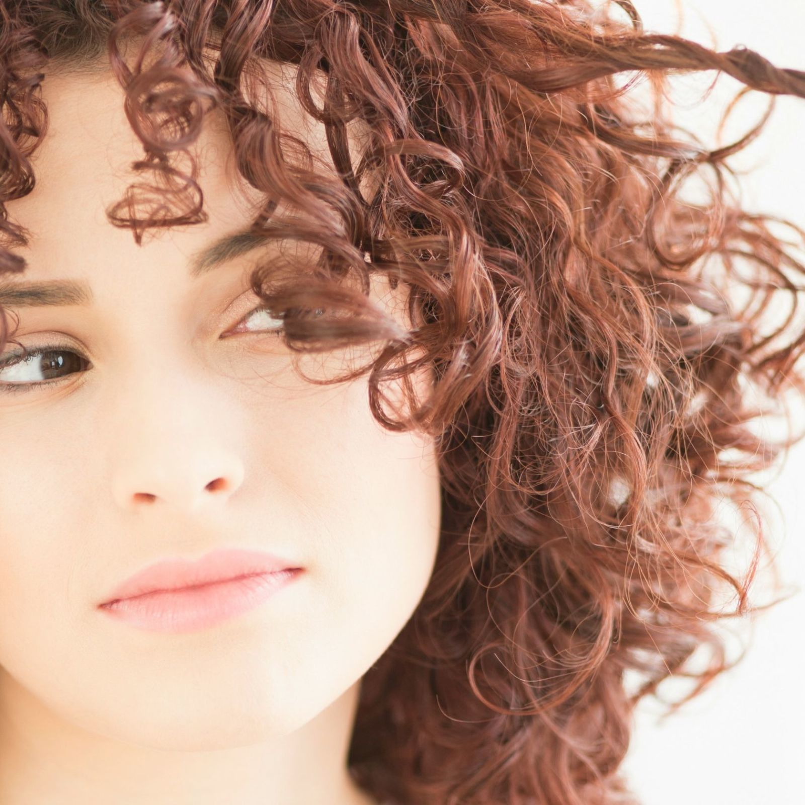 Mocha Brown Curls  Highlights curly hair Colored curly hair Dark curly  hair