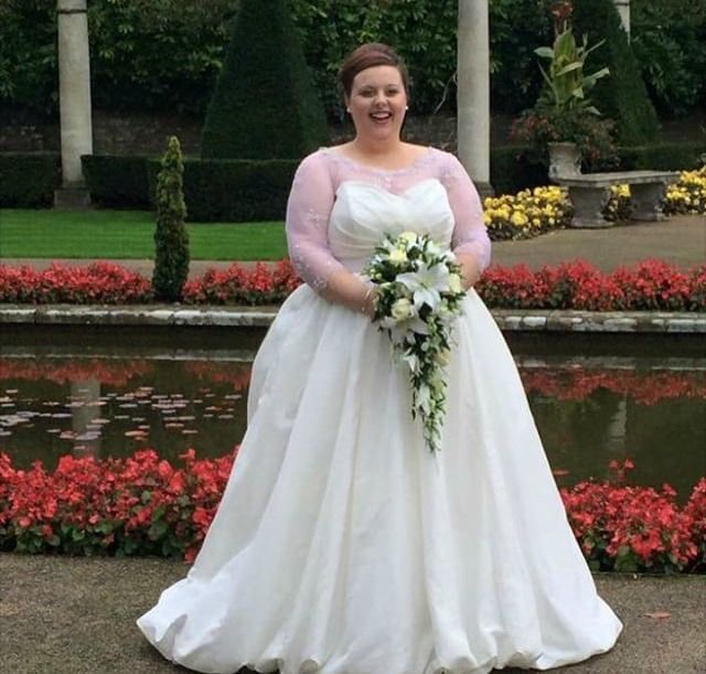 wedding dress for overweight brides