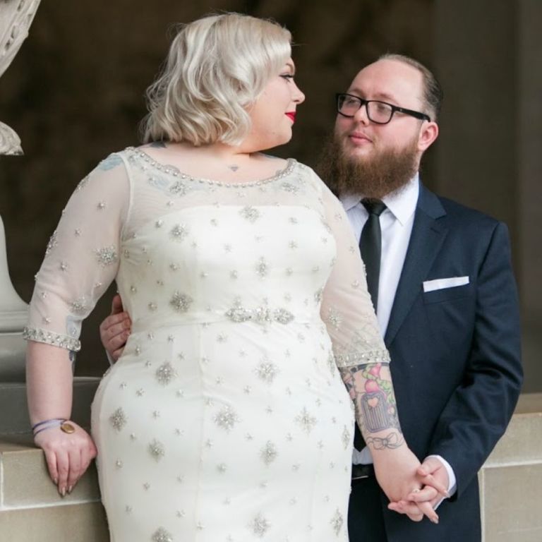 Blogger Makes Gallery of Plus-Size Brides in Wedding Dresses —  LollyLikesFatshion Gallery