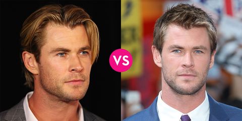 Famous Men With Long Hair Vs Short Hair Male Celebrity Haircuts