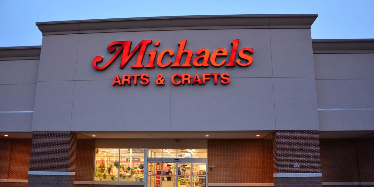 Michael's Art Supplies crafts sign