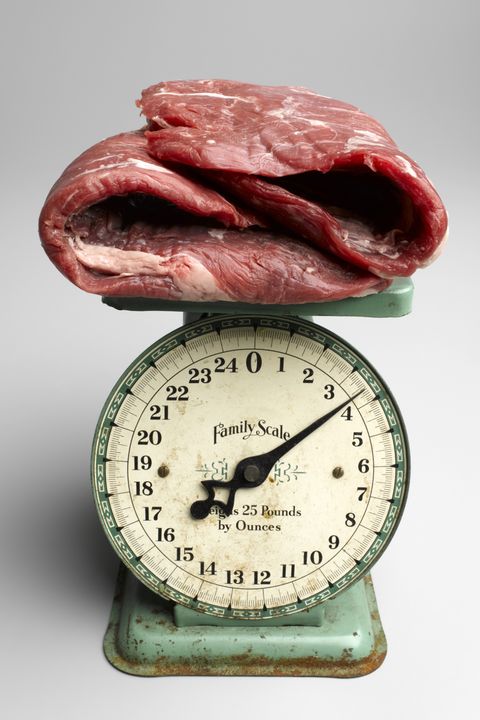 Measuring instrument, Circle, Antique, Number, Clock, Offal, Still life photography, Meat, Red meat, Flesh, 