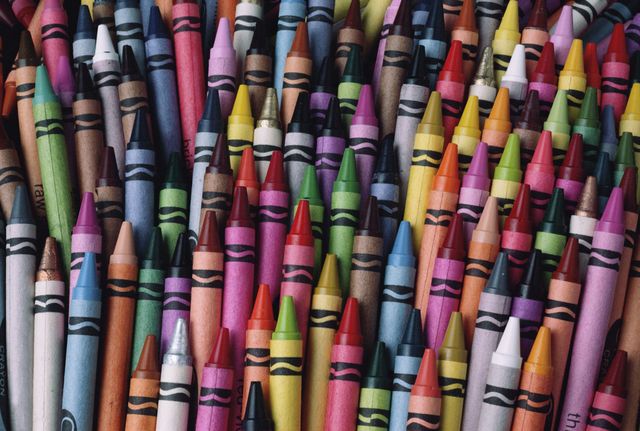 assortment-of-crayons