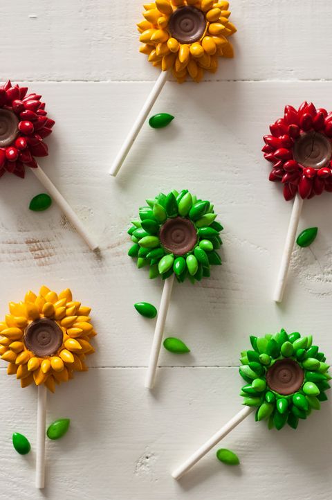 Sunflower Lollipops