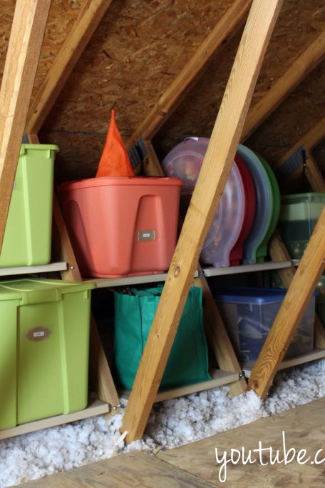 14 Unfinished Attic Storage Ideas to Instantly Get Rid of Clutter