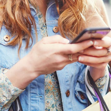 Woman Using Phone