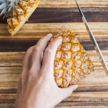 Cutting a Pineapple