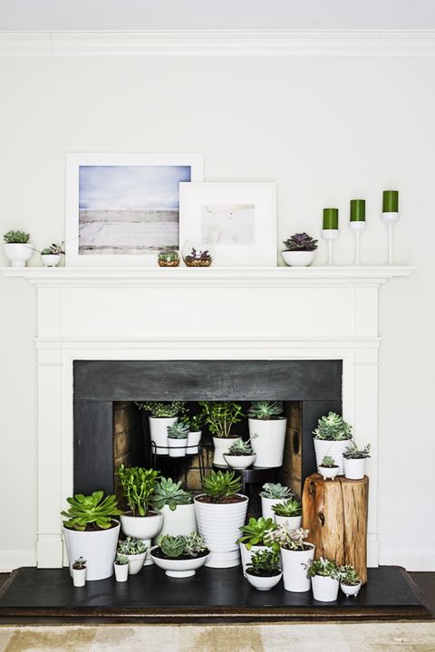 20 Fireplace Decorating Ideas Best, How To Cover Up Old Fireplace
