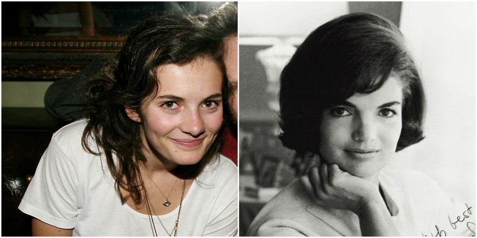 Rose Kennedy Schlossberg and Jacqueline Kennedy Onassis