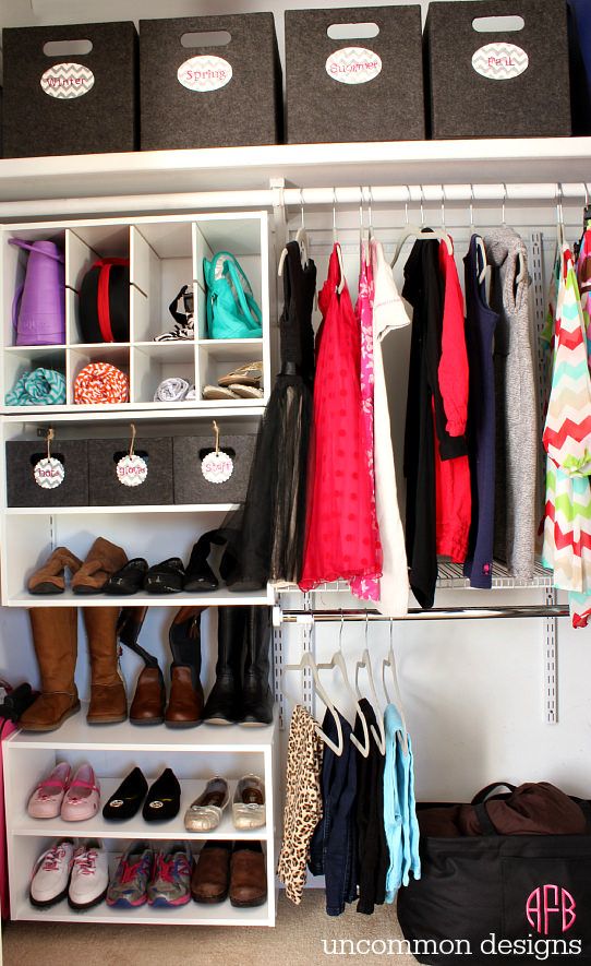 closet organizing shelf