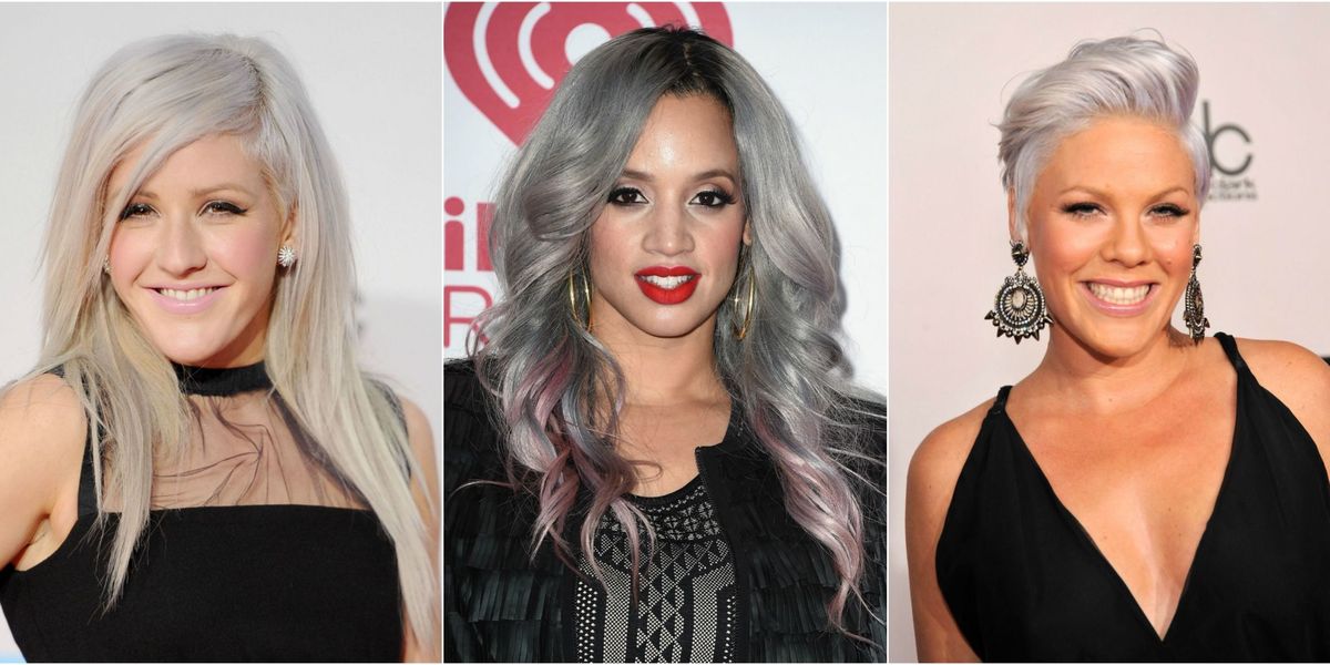 13 Silver Hair Color Ideas — Celebrity Silver Hair Dye Shades