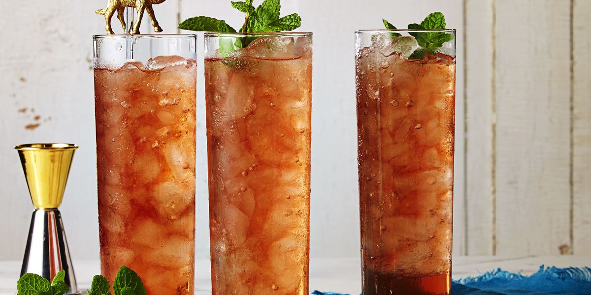 Summer Party Peach Sweet Tea with Bourbon Recipe