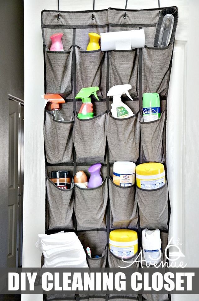 Smart Ways and Places to Store Cleaning Supplies around the House