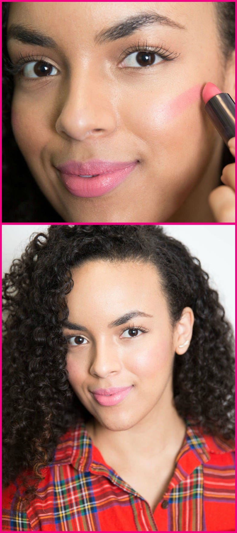 how to apply blush