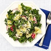Kale Caesar Pasta Salad