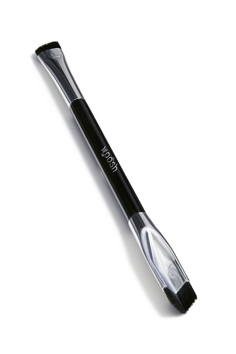 <p>With this genius V-shaped brush from Woosh Beauty, you no longer need to be a makeup artist to create a cat-eye — it "stamps" liner at your eyes' outer corners.</p><p><strong>Tester Notes:</strong> Using the one-of-a-kind liner brush was "much easier than using a regular one," a tester said. "I got a better cat-eye than I normally do," another said.</p><p><strong>Lab Lowdown:</strong> Dip the brush into gel or powder eyeliner or shadow (wet or dry), line it up with the outer corner of your eye and press for an instant elongating effect. Use the other end to smudge or fully line the eye.<br><strong><em>$30, <a href="http://hsn.com" target="_blank">hsn.com</a></em></strong></p>