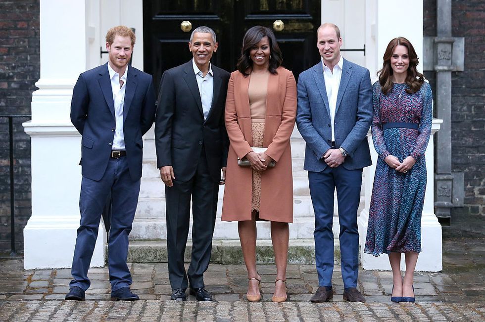 The Obamas at Kensington Palace