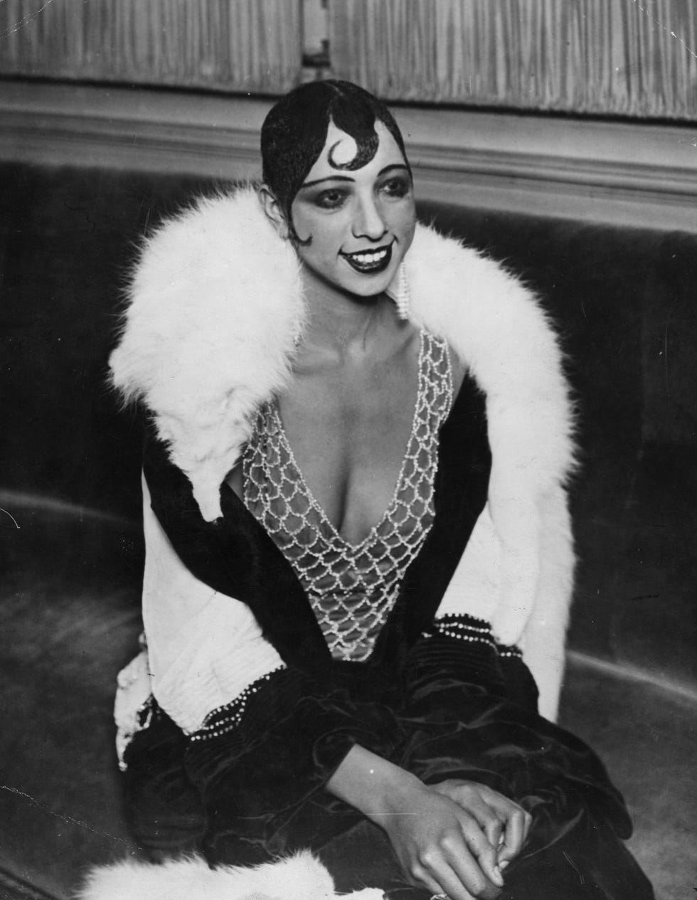 One of the most famous wearers of the Eton crop, Josephine Baker rocked her stunning slicked-down style with a "kiss curl," a thin swirl of hair on her forehead intended to add a touch of femininity.