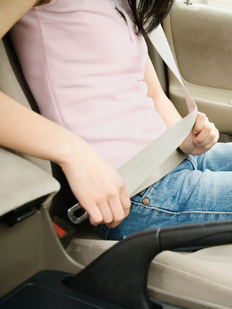 <p>And if you haven't been, it's never too late to start! Of course, leave your phone alone, but also don't yell at other drivers, use caution when sharing the road, and be courteous — in short, be the driver you want your teen to be. </p>