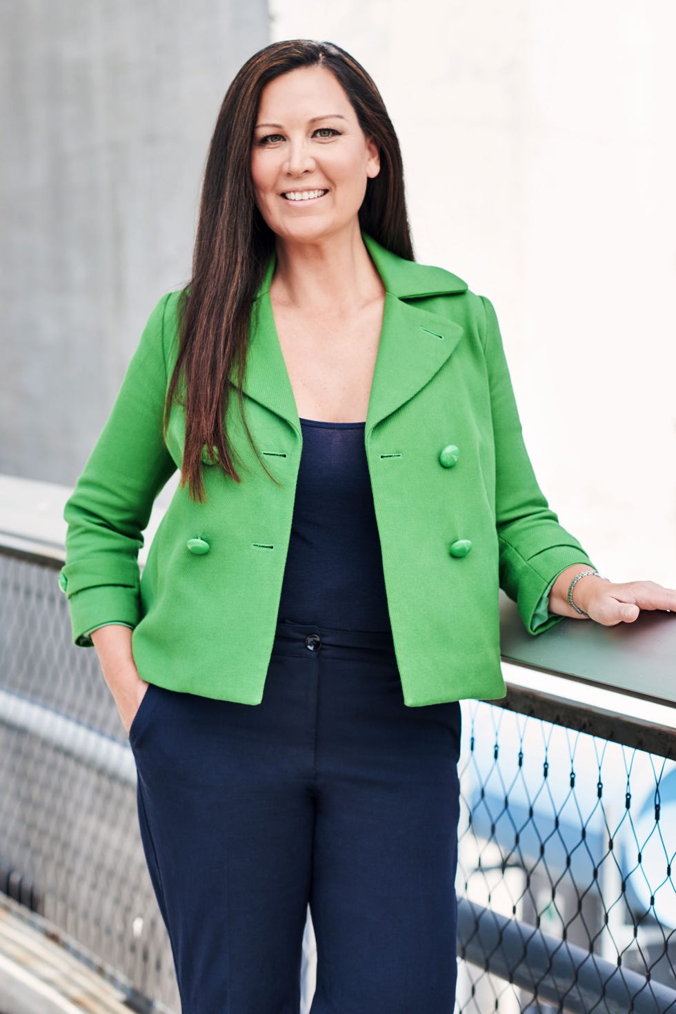 Green, Sleeve, Coat, Collar, Outerwear, Standing, Blazer, Pocket, Street fashion, Teal, 