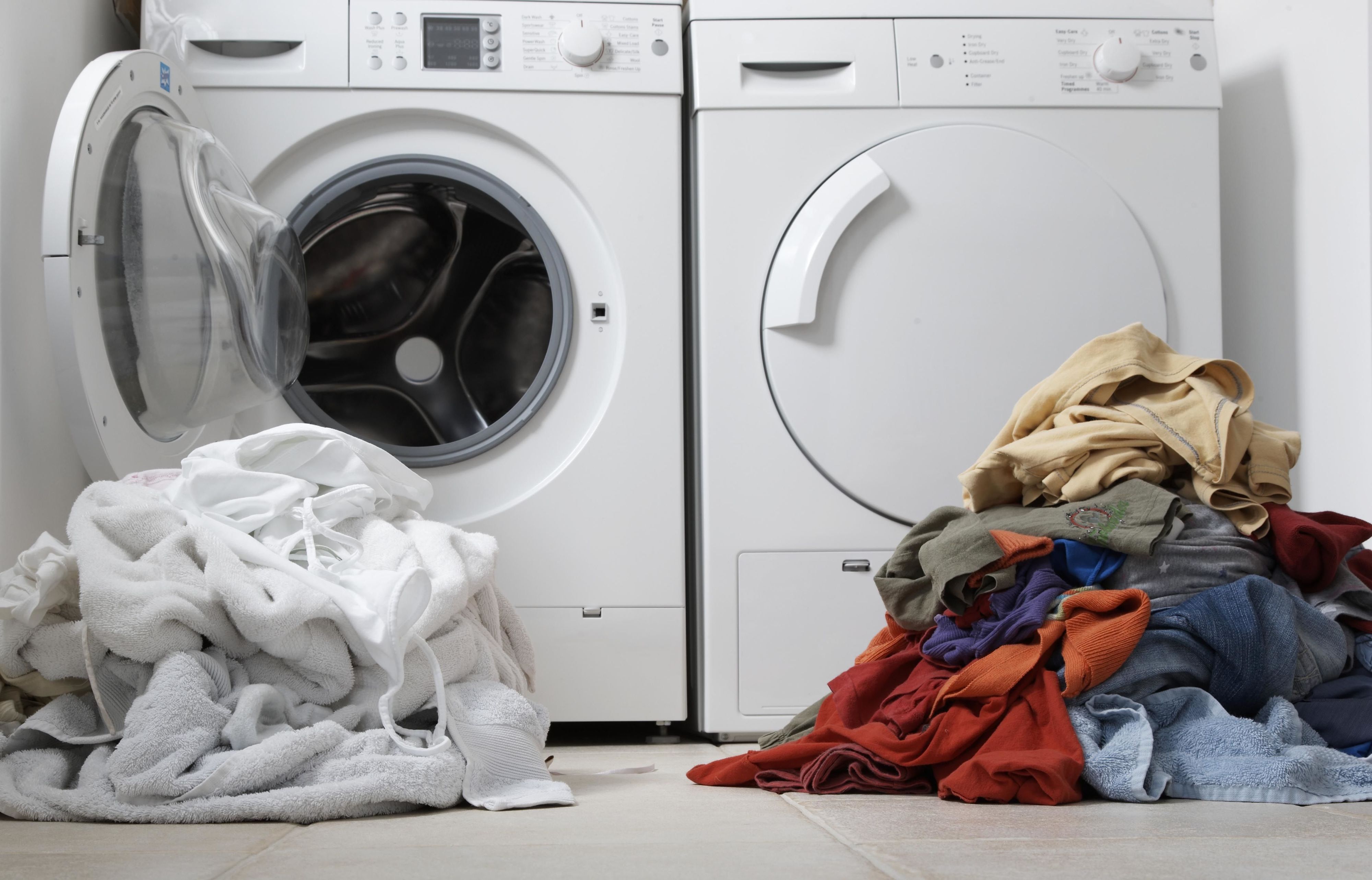 washing machine white clothes