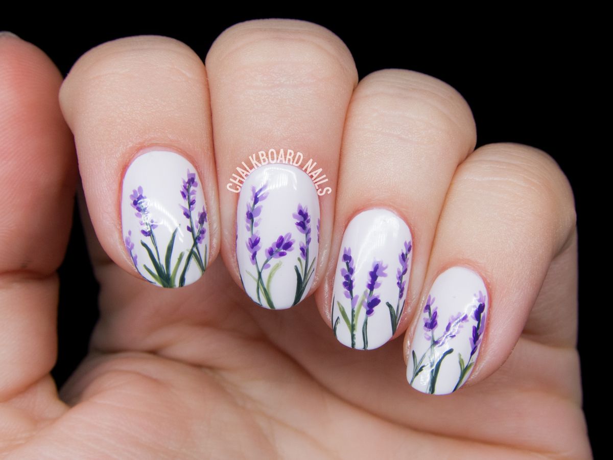 flower nail art