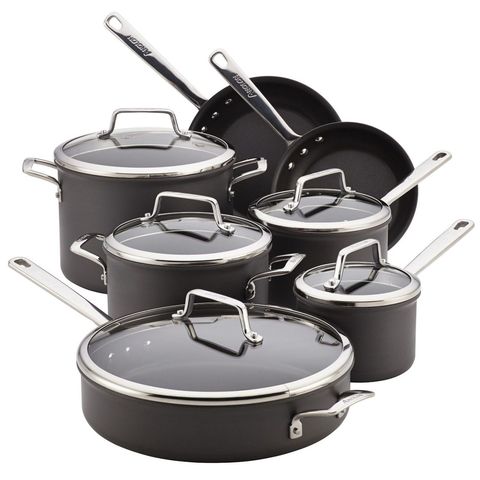 The Anolon Advanced Home 11-Piece Cookware Set is the best nonstick option for experienced cooks