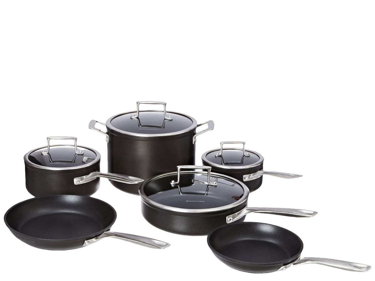 KitchenAid Hard Anodized Induction Nonstick Cookware Pots and Pans